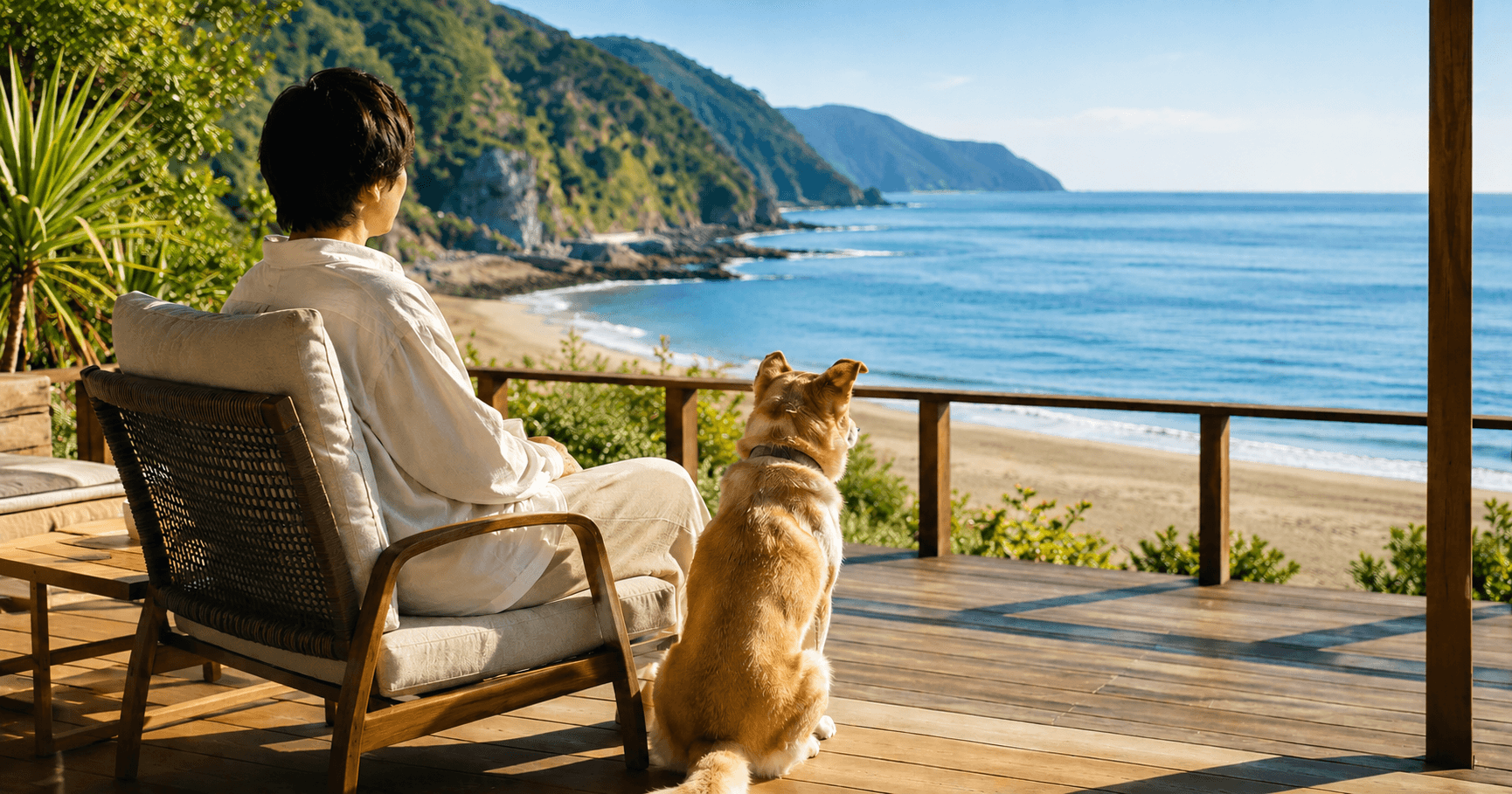 【伊豆】犬と泊まれる宿58軒|海沿いヴィラ・温泉・露天風呂付き客室をタイプ別に